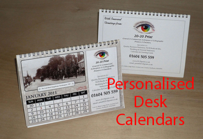 desk calendar
