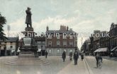 The High Street and Monument, Bedford, Bedfordshire. c.1906