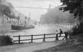 S.S.Cornubia on the River Avon. Clifton, Bristol. c.1914