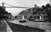 Clifton Suspension Bridge, Clifton, Bristol. c.1922.