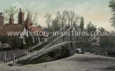 Old Suspension Bridge over the River Dee, Chester, Cheshire. c.1900's