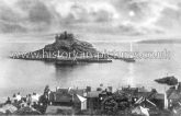 St Michaels Mount from the Beacon, Cornwall. c.1910
