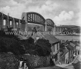 Saltash Bridge near Plymouth, Devon.c.1904