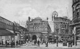 Hackney Station, Mare Street, Hackney, London. c.1905.