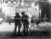 Shooting at Broadwest Studios, 245 Wood St, Walthamstow, London. c.1916.