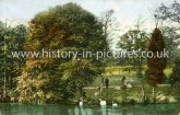 Highams Park Lake, Chingford, London. c.1910.
