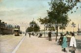 Tram Terminus, Wanstead Flats, Forest Gate, London. c.1905.