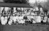 Bowling, Ladies Day 18th July 1914, Essex County Cricket Ground, Leyton, London.