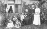 Mrs Sharp-Sen, Mr Sharp (Lib Candidate for Leyton), Mrs Sharp & Children at home, Cambridge Park, Wanstead, London. c.1912