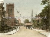The Wesleyan on the left and Church Hill, Walthamstow. c.1903