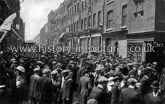 Sunday Bird Market, Club Row, Sclater Street junction Brick Lane, Bethnal Green, London. c.1900's