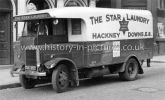 The Star Laundry Lorry, Hackney Downs, London. c.1950's