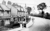 Chingford Road towards The Billet with the site of Sir George Monoux Grammer School on right, Walthamstow. c.1922.