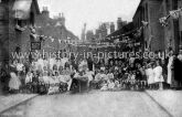 Peace Tea given to children, West Street, Walthamstow, London. Aug 1919.