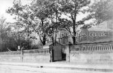 St Mary's Church and Wall to Woodford Hall, High Road, South Woodford, London. c.1904.