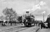 Tram Terminus, Wanstead Flats, Forest Gate, London. c.1907
