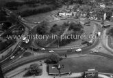 Aerial view The Green Man Roundabout, Leytonstone, London. c.1970's