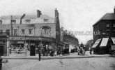 Hoe Street junction The High Street, Walthamstow, London. c.1908