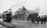 The Tram Terminus and Prince Albert Hotel, Chingford Mount, London. c.1906