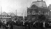 June 3rd 1905. Opening of the Walthamstow Electric Trams, Chingford Road, Walthamstow, London.