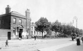 The Police Station and Dalston Lane, Dalston, London. c.1904.