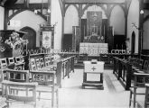 Interior, St. Pauls Church, Walthamstow, London. c.1910.