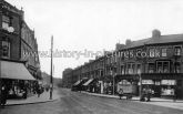 Hoe Street, junction High Street, Walthamstow, London. c.1913.