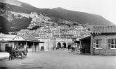 Entrance to town and Waterport Gate, Gibraltar. c.1915.