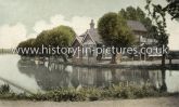 The Fish and Eels Public House, on the River Lea, Hoddesdon, Herts. c.1915
