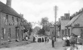 The Village and The Chaise & Pair, Public House, High Street, Barkway, Herts. c.1905.