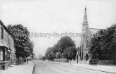 The Congregational Church, Crossbrook Street looking north, Cheshunt, Hrtfordshire. c.1915.