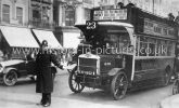London Police Man Controlling the Traffic. London. c.1915.