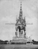 The Albert Memorial, London. c.1904