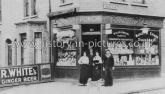 The Corner Shop, Badminton Road, Balham, London. c.1912