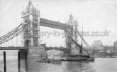 The Tower Bridge, London. c.1910