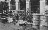 Covent Garden, Shelling Peas, London. c.1900's.