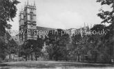 Westminster Abbey from Dean's Yard, London, c.1910.