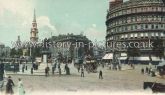 Charing Cross & Trafalgar Square, London, c.1915.