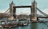 Tower Bridge, London, c.1904.