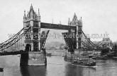 Tower Bridge, London, c.1910.