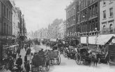 Oxford Street looking west from Tottenham Court Road, London. c.1905.