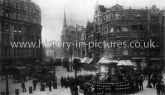 Ludgate Hill Showing Queen Anne's Statue, London. c.1904