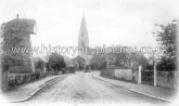 St Mary's Church and Windmill,  Windmill Hill, Enfield, Middlesex. c.1903