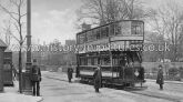 Tram Terminus, Stamford Hill, London, c.1908.