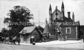 Holy Trinity Church , Pump and Fire station, High Road, Tottenham, London. c.1900