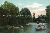 Rowing on the lake at Finsbury Park, London. c.1907
