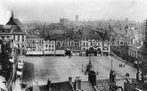 Birds-Eye View, Market Square, Northampton. c.1915.