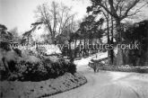 Snowy scene towards the Rookery, Church Street, Brixworth, Northamptonshire. c.1947.