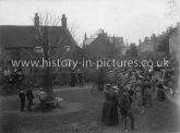 Pytchley Hounds, Main Street, Great Brington, Northamptonshire. c.1910.