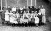 Class photo Group I, Hevingham Infants School, Hevingham, Norfolk. c.1910.